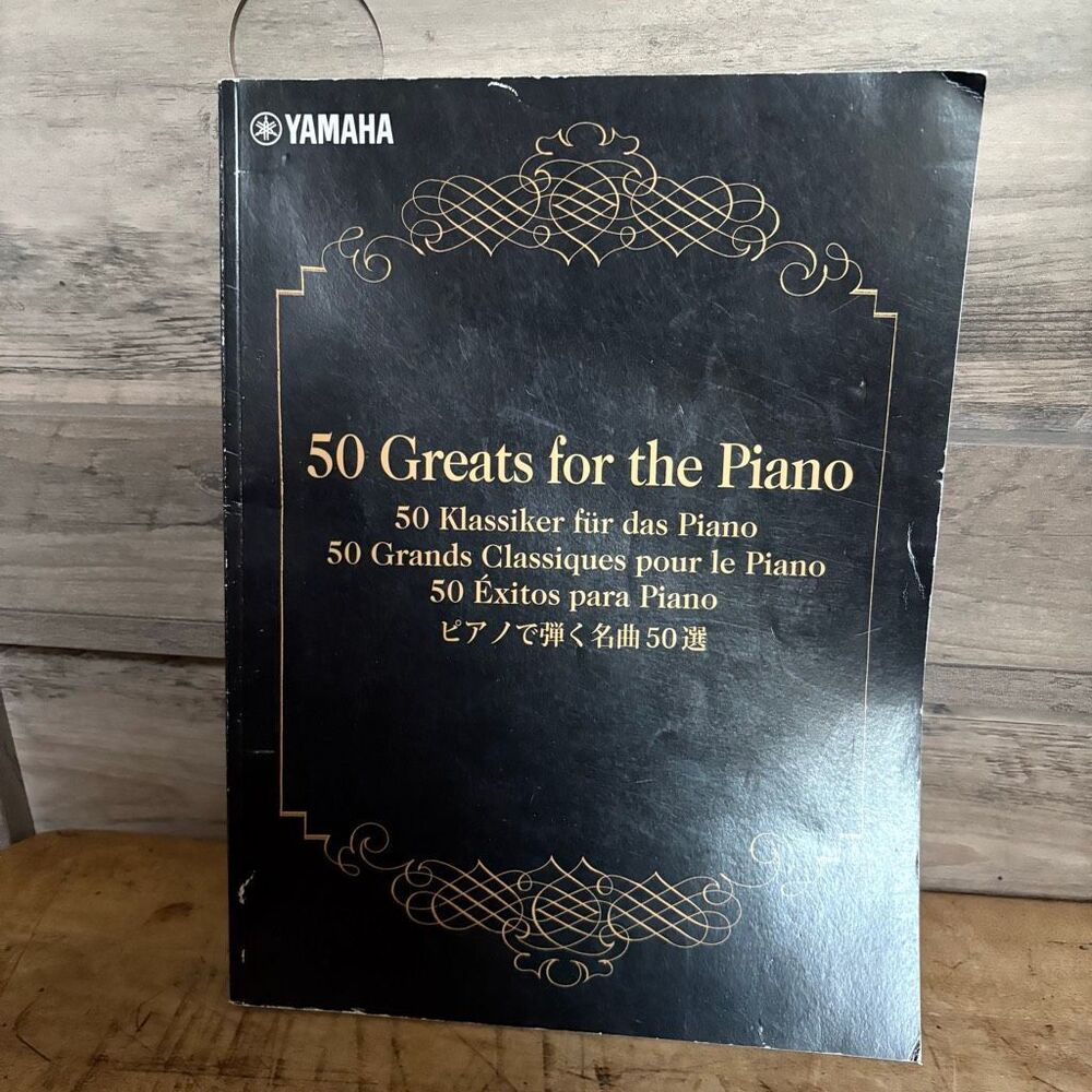 50 Greats for the Piano Yamaha Sheet Music Paperback Book